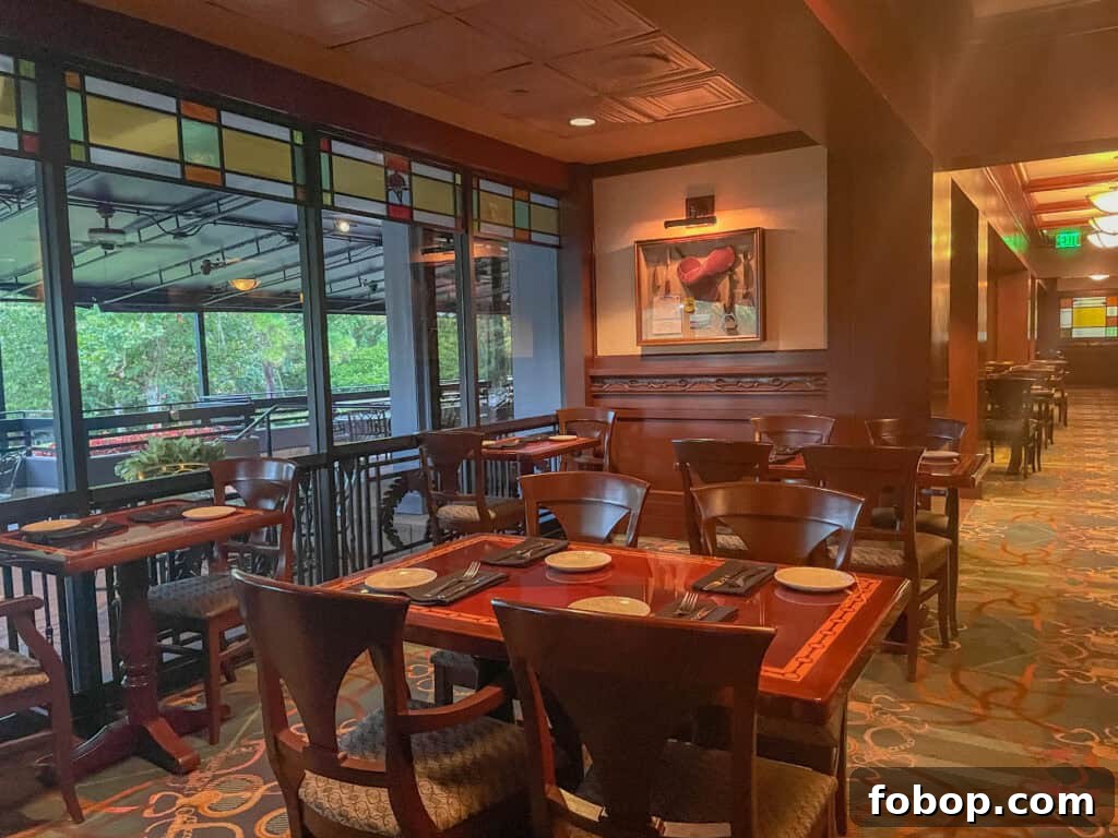 Dining area at Turf Club Bar and Grill.
