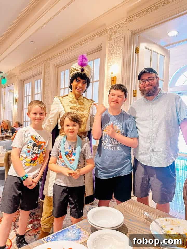 Meeting Aladdin at 199 Parke Fare.