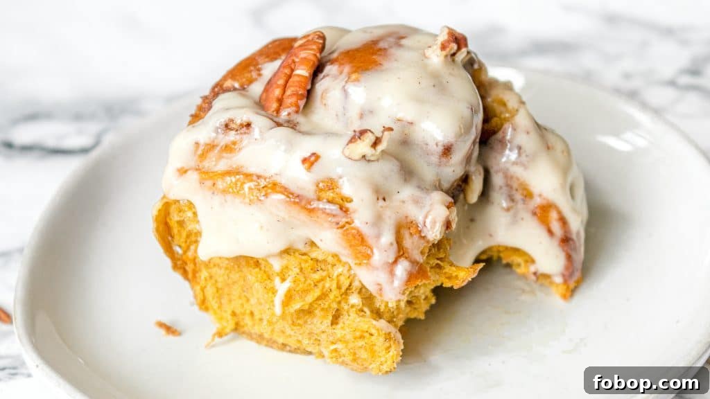 Homemade Brown Butter Pecan Pumpkin Cinnamon Rolls with Easy Brown Butter Cream Cheese Frosting | Chenée Today