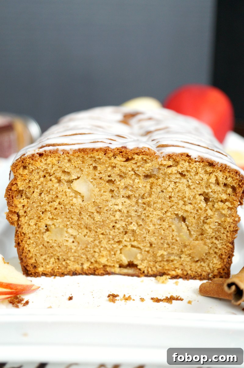 apple cinnamon loaf cake | The Baking Fairy