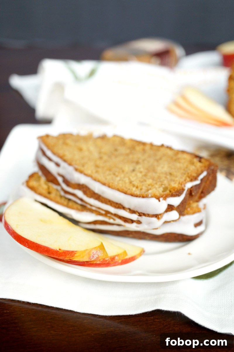 apple cinnamon loaf cake | The Baking Fairy