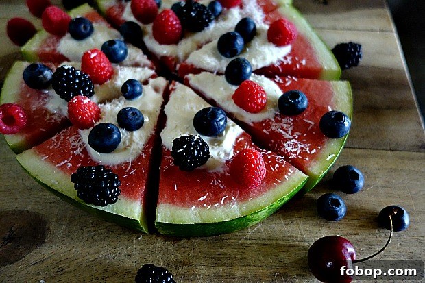 Watermelon Pizza Recipe: Refreshing Summer Fruit Slice 5 Watermelon Pizza 2