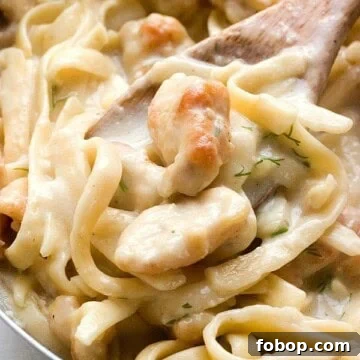 Creamy Dill Chicken Pasta with Garlic and Lemon Zest 2 Dill chicken Pasta in a skillet.
