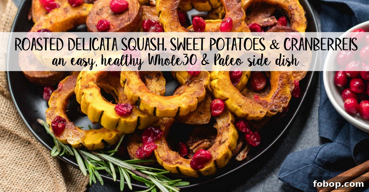 Delicata squash with cranberries and sweet potatoes Delicata squash with cranberries and sweet potatoes