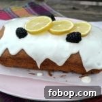 Lemon and Black Raspberry Cake from www.ApronFreeCooking.com
