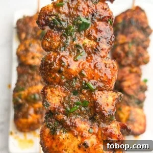 Buffalo Ranch Chicken Skewers
