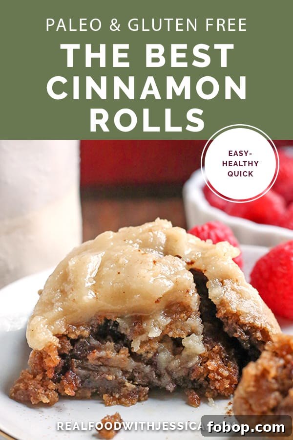 These Best Paleo Cinnamon Rolls are sweet, soft, and so delicious! Quick to make and they make the perfect morning treat. Gluten free, dairy free, and naturally sweetened.