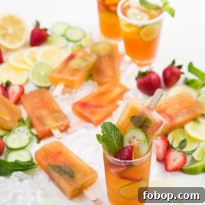 Pimm's Popsicles | the little epicurean