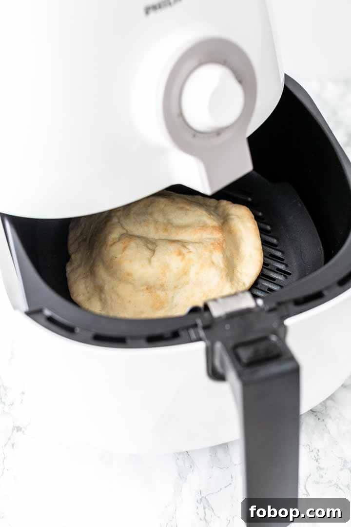 Crispy Air Fryer Flatbread Recipe in Minutes 5 Flatbreads in an Air Fryer or stacked.