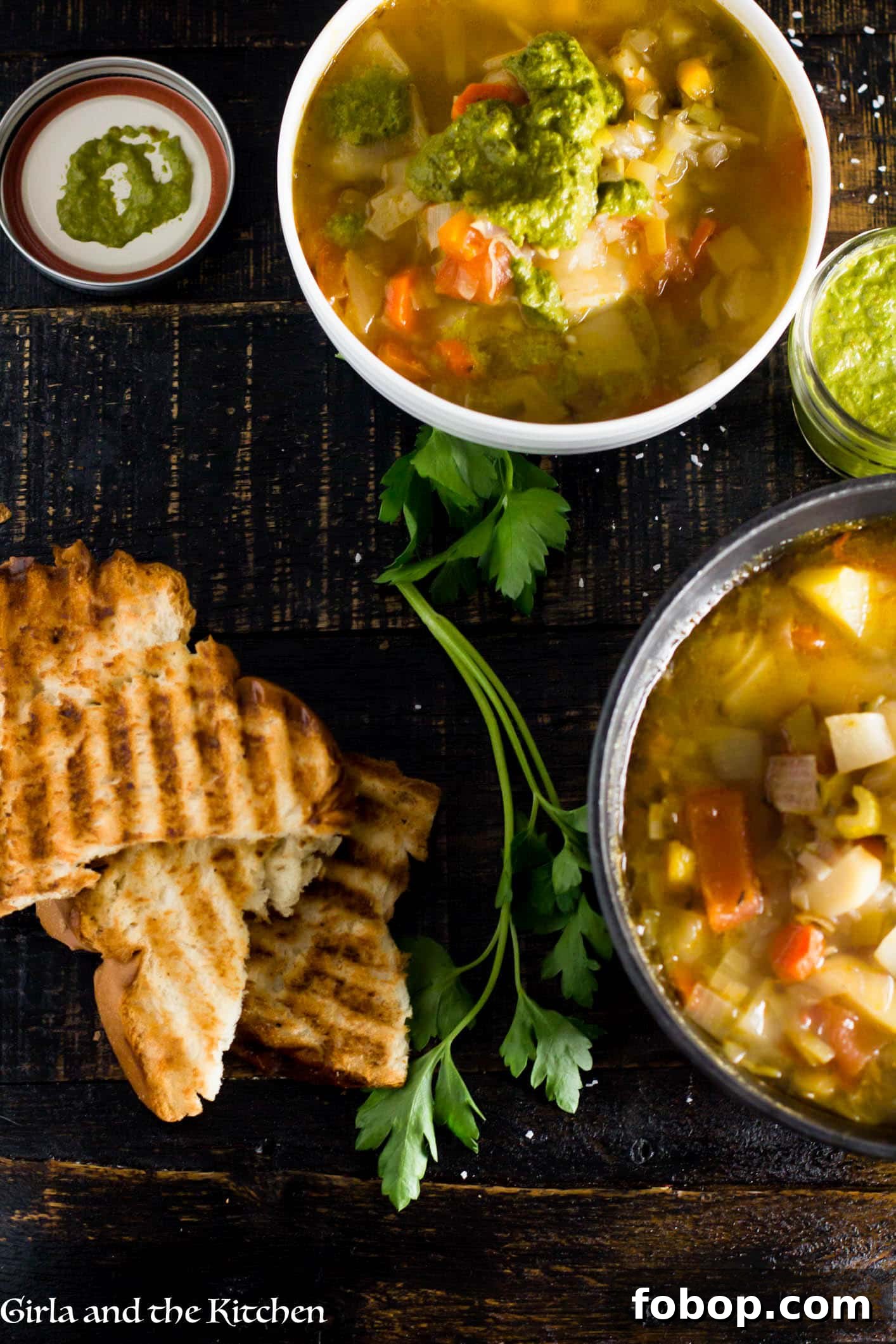 Provencal Vegetable Soup with Pistou Provencal Vegetable Soup with Pistou - Girl and the Kitchen