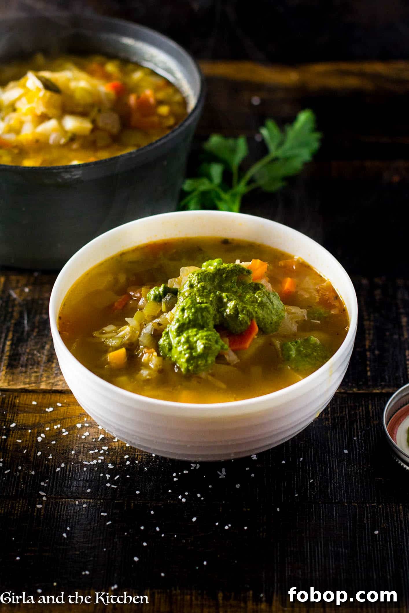 Provencal Vegetable Soup with Pistou Provencal Vegetable Soup with Pistou - Girl and the Kitchen