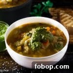 Provencal Vegetable Soup with Pistou