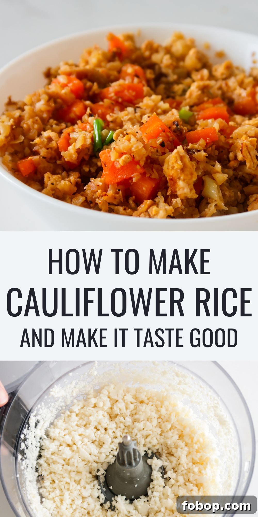 How to Make Cauliflower Rice: Simple Homemade Recipe 6 Learn how to make cauliflower rice from scratch