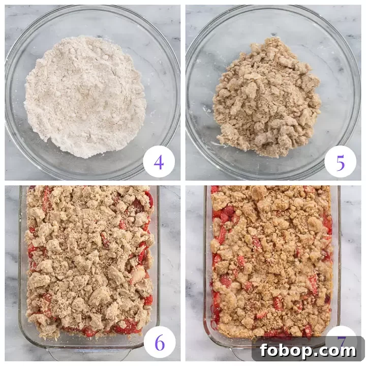 how to make streusel topping for crumble