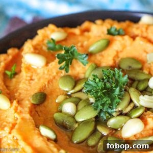 Savory pumpkin hummus