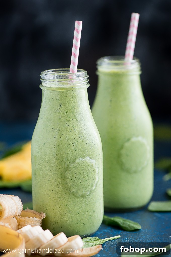 Pineapple Spinach Smoothie Recipe for Energy and Glow 2 Pineapple Spinach Green Smoothie
