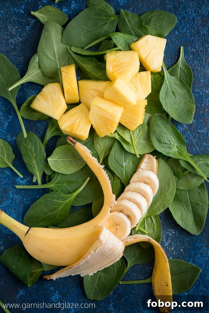 Pineapple Spinach Smoothie Recipe for Energy and Glow 4 Pineapple Spinach Green Smoothie
