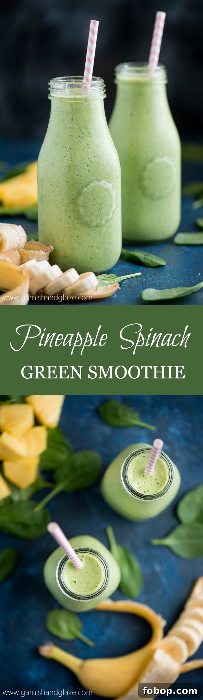 Pineapple Spinach Smoothie Recipe for Energy and Glow 8 Pineapple Spinach Green Smoothie
