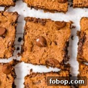 Vegan Chickpea Pumpkin Spice Blondie