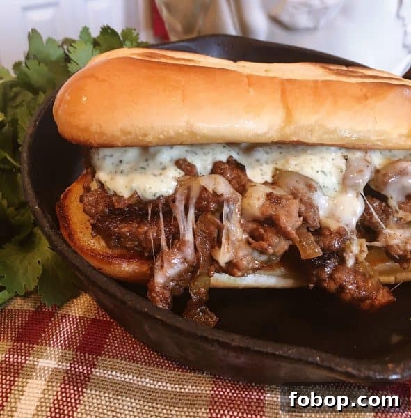 Pepper Jack Steak Sandwich