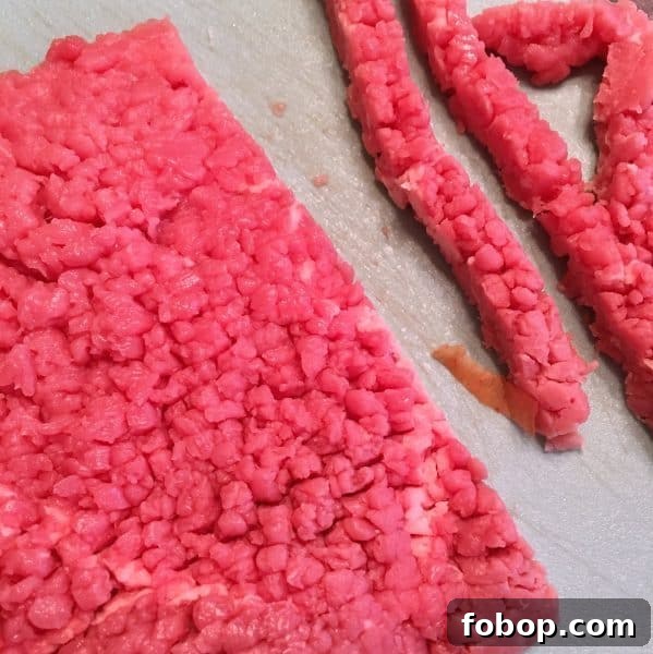 Cube Steak cut into strips