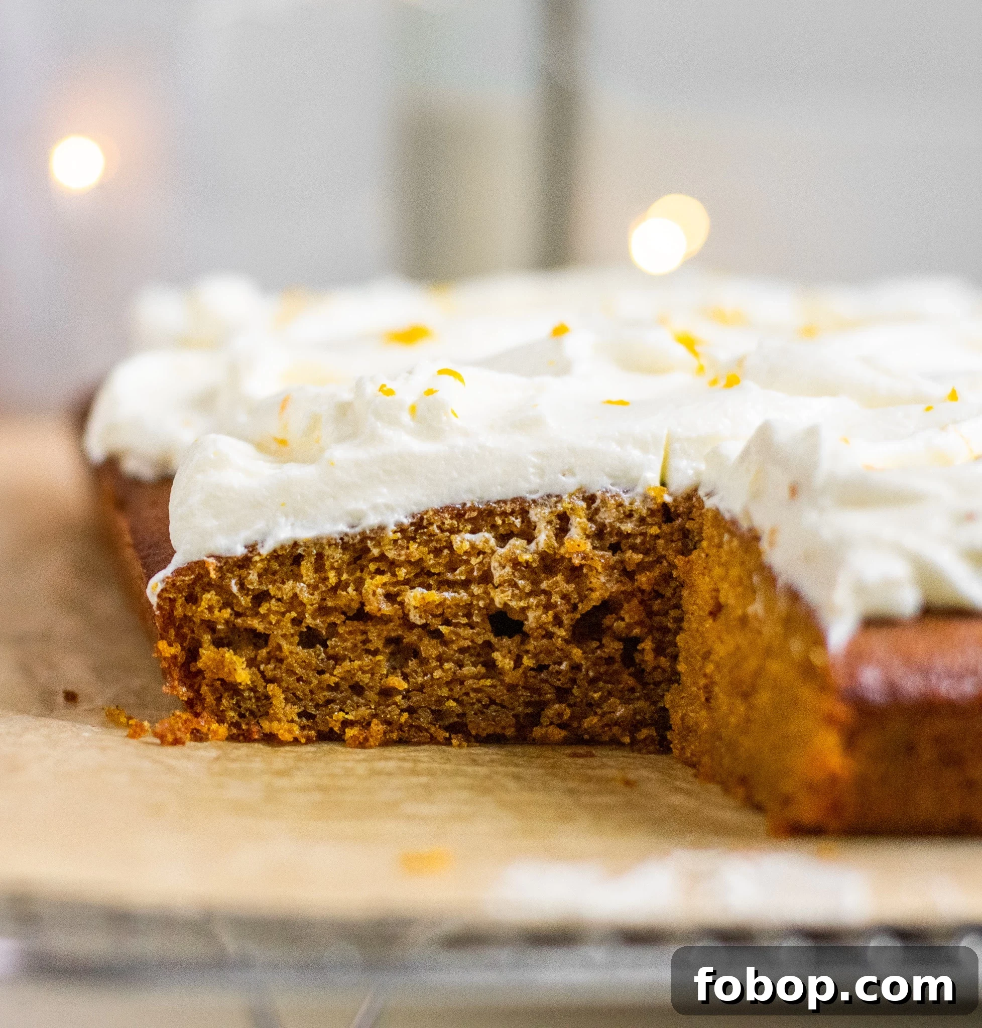 Pumpkin Cake Recipe: Moist Danish Græskarkage (Step-by-Step) 9 Pumpkin cake with cream cheese frosting.
