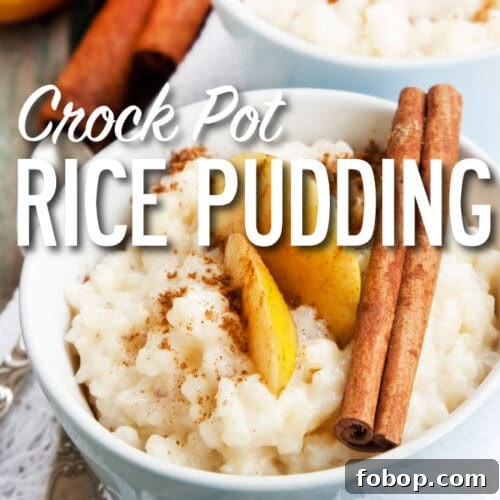 Crockpot Rice Pudding
