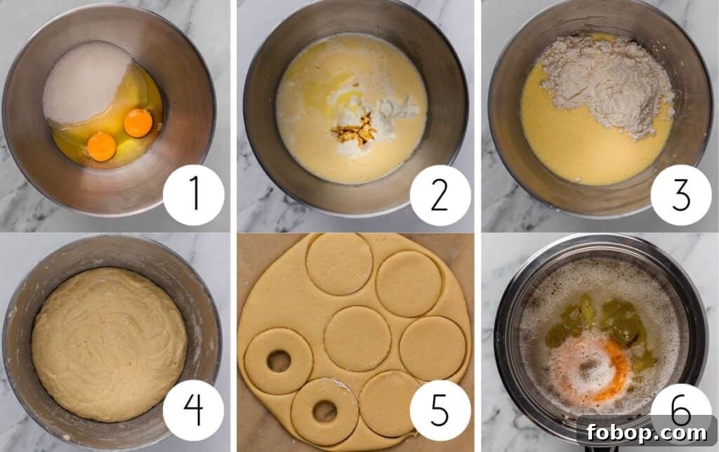30-Minute Gluten Free Donuts (Fried, Bakery Style) instructions and step by step photos