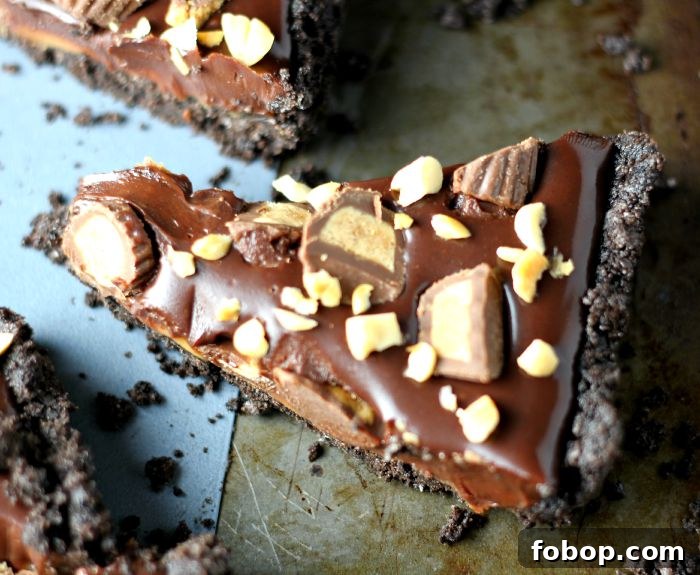 Reese's Peanut Butter Chocolate Oreo Tart