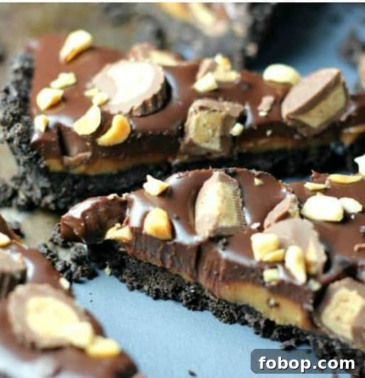 Reese's Peanut Butter Chocolate Oreo Tart