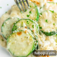 Cheesy Zucchini Casserole with Crispy Breadcrumb Topping 4 Cheesy Baked Zucchini Casserole