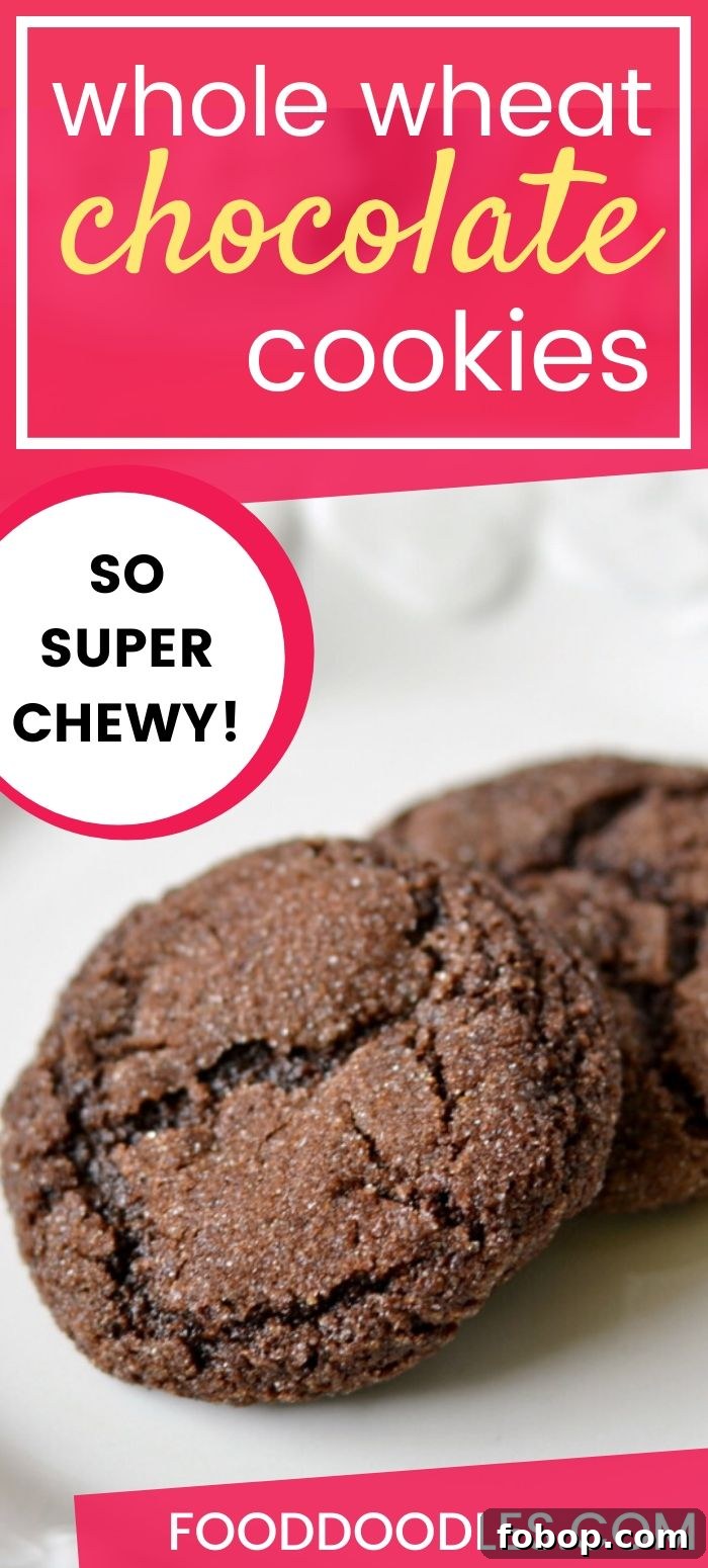 Whole Wheat Chocolate Cookies