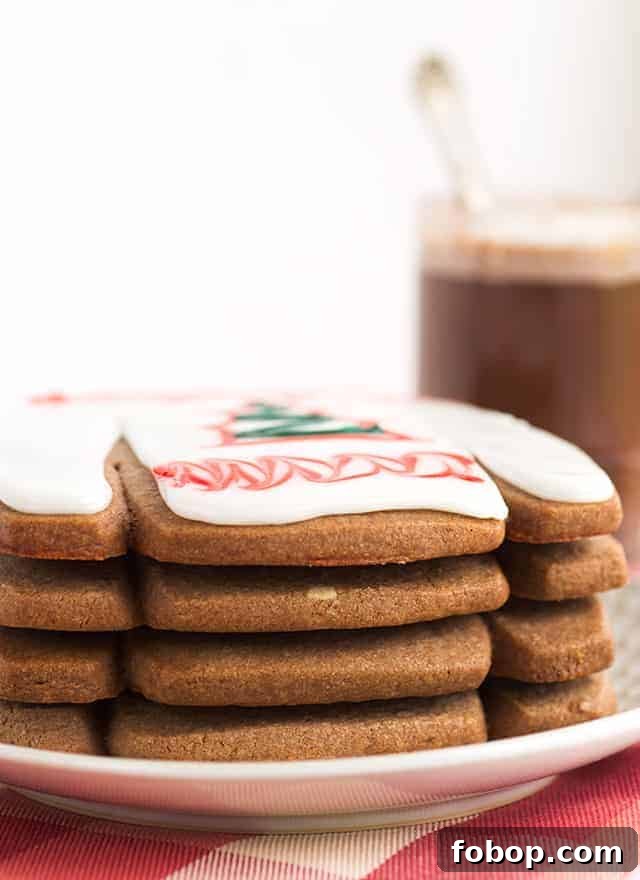 stack of hot cocoa cookies on plate