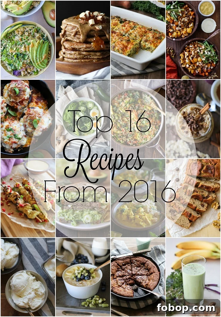 Top 16 Recipes From 2016 on The Roasted Root