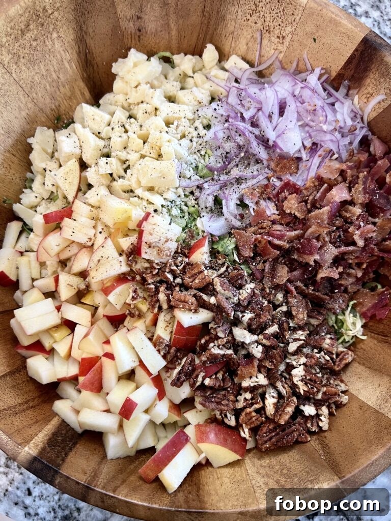 Brussels sprout salad